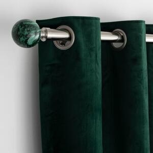 Malachite Ball Finial Pair