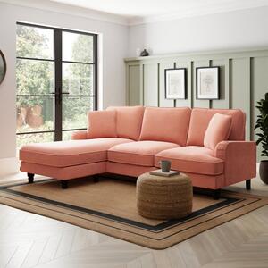 Beatrice Tonal Chenille Corner Chaise Sofa