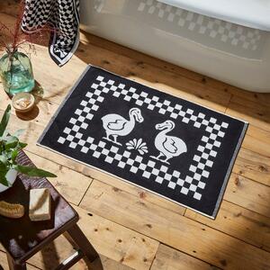 Dodo Checkerboard Cotton Bath Mat