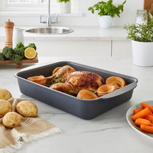 Cast Aluminium Grey Roasting Tray