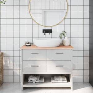 Bathroom Countertop 100x30x2 cm Untreated Solid Wood