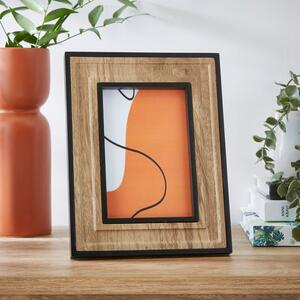 Bryant Natural and Black Photo Frame