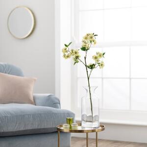 Artificial Cream Almond Blossom Stem
