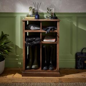 Signature Mango Wood Shoe and Wellie Storage Unit