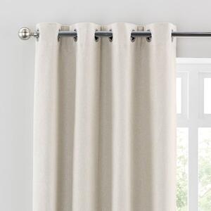 Luna Brushed Ultra Blackout Eyelet Curtains