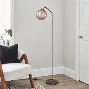 Molecular Industrial Metal Floor Lamp