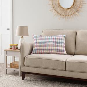 Spacedyed Rainbow Check Cushion