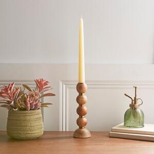 Wooden Candlestick Holder