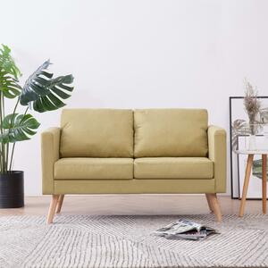 281357 2-Seater Sofa Fabric Green