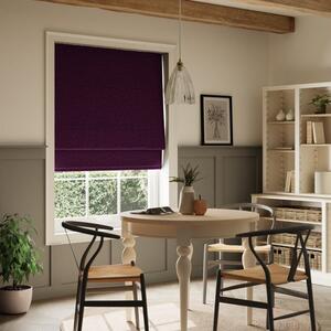 Luna Aubergine Blackout Roman Blind