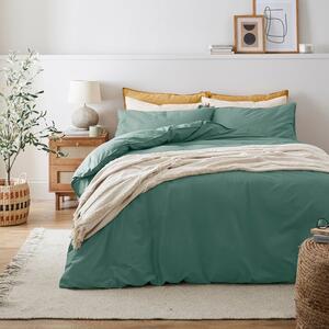 Soft Washed Recycled Cotton Duvet Cover and Pillowcase Set