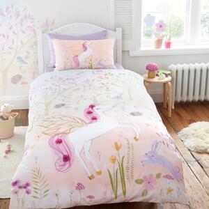 Embroidered Unicorn Duvet Cover & Pillowcase Set