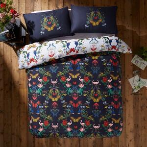 Tropical Kaleidoscope Cotton Duvet Cover & Pillowcase Set