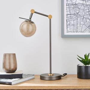 Molecular Industrial Metal Table Lamp