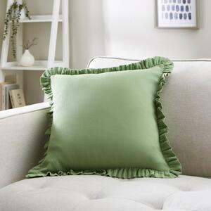 Frilled Gauze Square Cushion