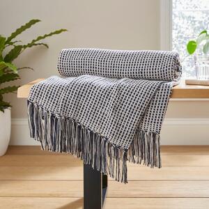 Mini Grid Throw Blanket, 130x180cm