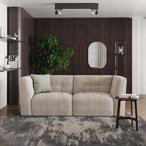 Modular Squish Natural Tonal Chenille 2 Seater Sofa