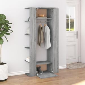 Hallway Cabinets 2 pcs Grey Sonoma Engineered Wood