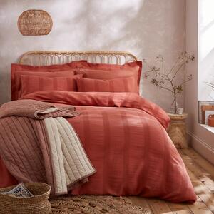 Bamburgh Waffle Duvet Cover & Pillowcase Set