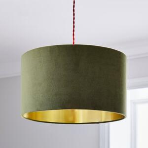 Clara Velvet Drum Lamp Shade