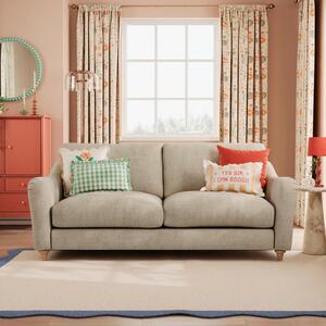 Hattie Tonal Plush Chenille 3 Seater Sofa