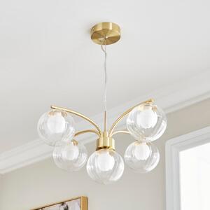 Leirah Ribbed 5 Light Ceiling Light