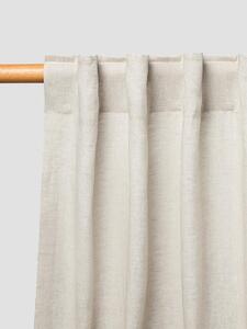 Oatmeal Linen Blend Curtain (Pair) | Short | Piglet in Bed