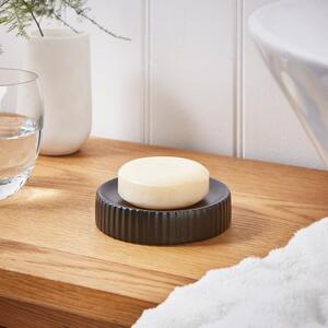 Ceramic Ribbed Soap Dish