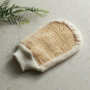 Cotton and Sisal Fibre Wash Mitt