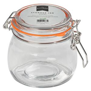 Lever Arm Glass Jar