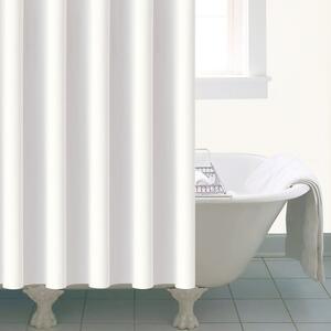 Essentials White Peva Shower Curtain