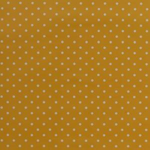 By the Metre Dotty Ochre PVC