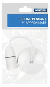 Status 9 Inch Pendant Flex Ceiling Light Cable