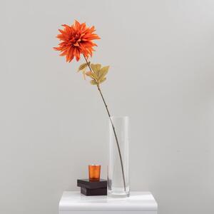 Artificial Orange Dahlia Stem