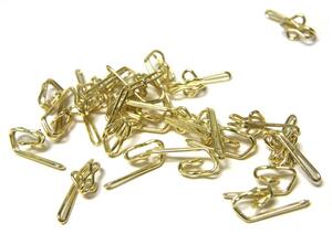 Pack of 25 Metal Curtain Hooks