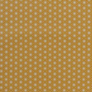 By the Metre Diamond Geo Ochre PVC Fabric