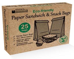 Pack of 25 Paper Sandwich Bags