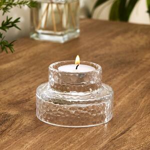 Mottled Glass Tealight Holder