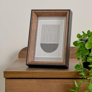 Fulton Natural and Black Photo Frame