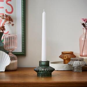 Ribbed 2-in-1 Candlestick Holder