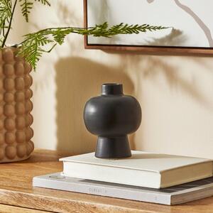 Black Abstract Vase