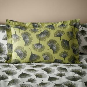 Modern Ginko Fern Oxford Pillowcase