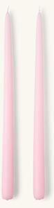Candles 35 cm 2-pack - Paraffin wax. Ø2.2 x 35 cm. 2 pcs. - Rose - Søstrene Grene