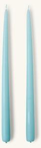 Candles 35 cm 2-pack - Paraffin wax. Ø2.2 x 35 cm. 2 pcs. - Milky Blue - Søstrene Grene