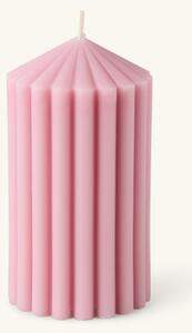 Pillar candle 13 cm - Paraffin/stearin/cotton. Ø7 x 13 cm. - Rose Blush - Søstrene Grene