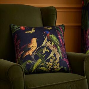 Tropical Treasures Navy Cushion