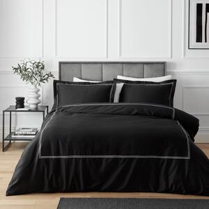 Hotel Double Sateen Stitch Duvet Cover & Pillowcase Set