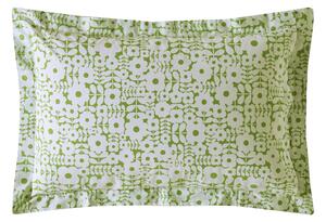 Orla Kiely Criss Cross Stem Pillowcase Basil Green