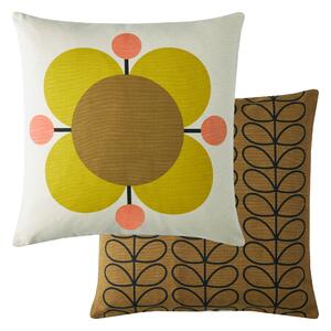 Orla Kiely Atomic Flower 45cm x 45cm Filled Cushion Primrose