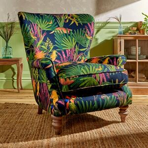 Charlbury Tropical Treasures Print Occasional Armchair